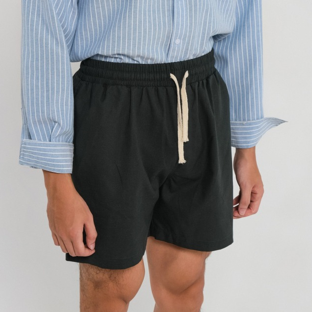 Quần đùi Nomad linen lưng chun form relax - Nomad linen shorts