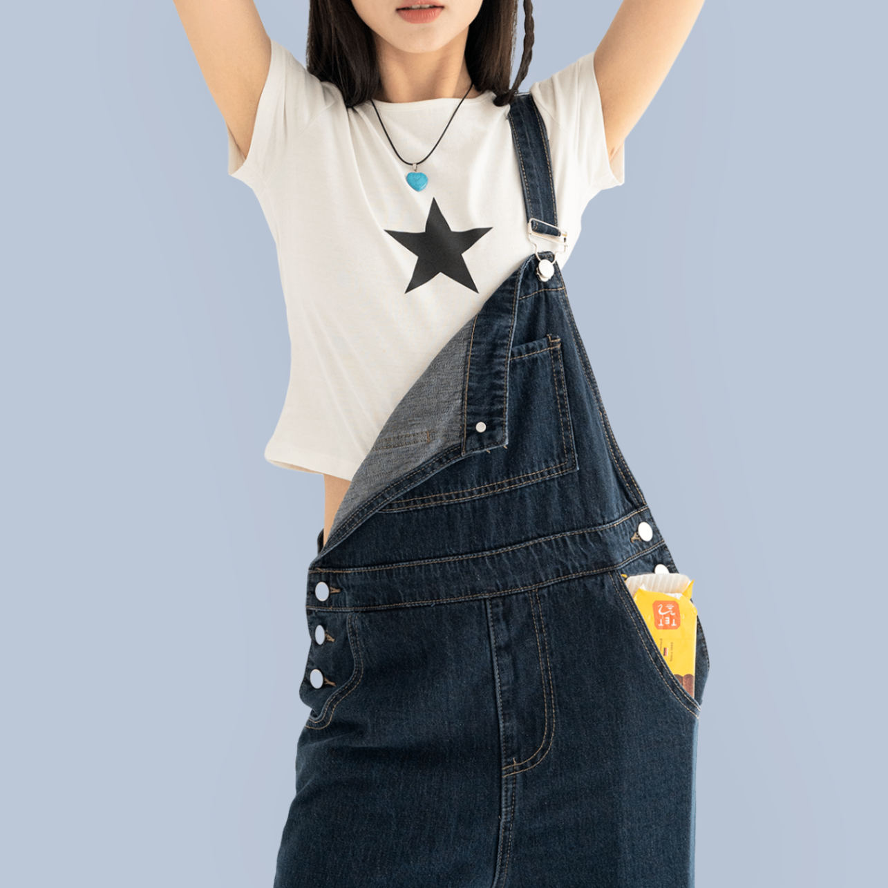 Denim Overalls