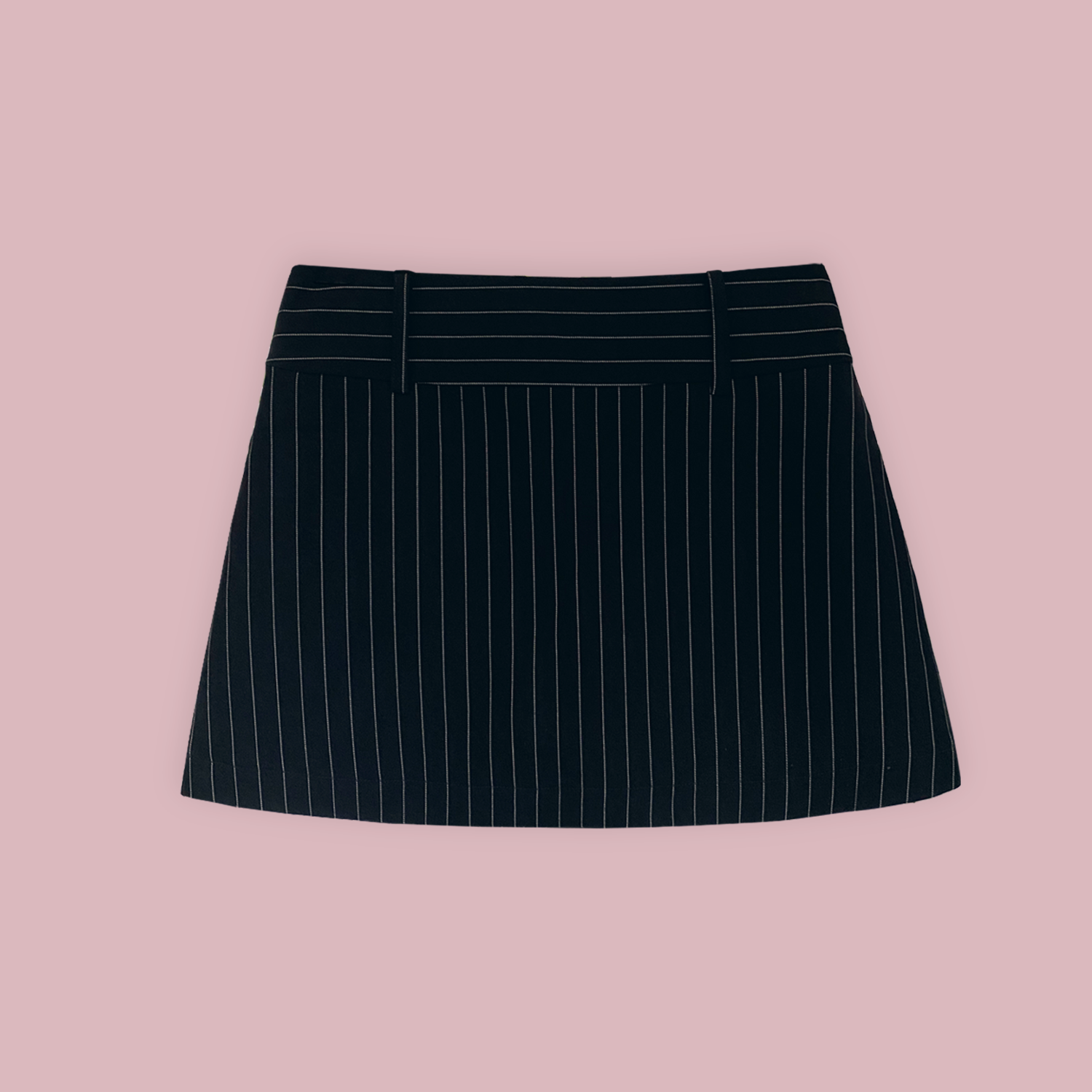 Basic Mini Skirt (Striped)