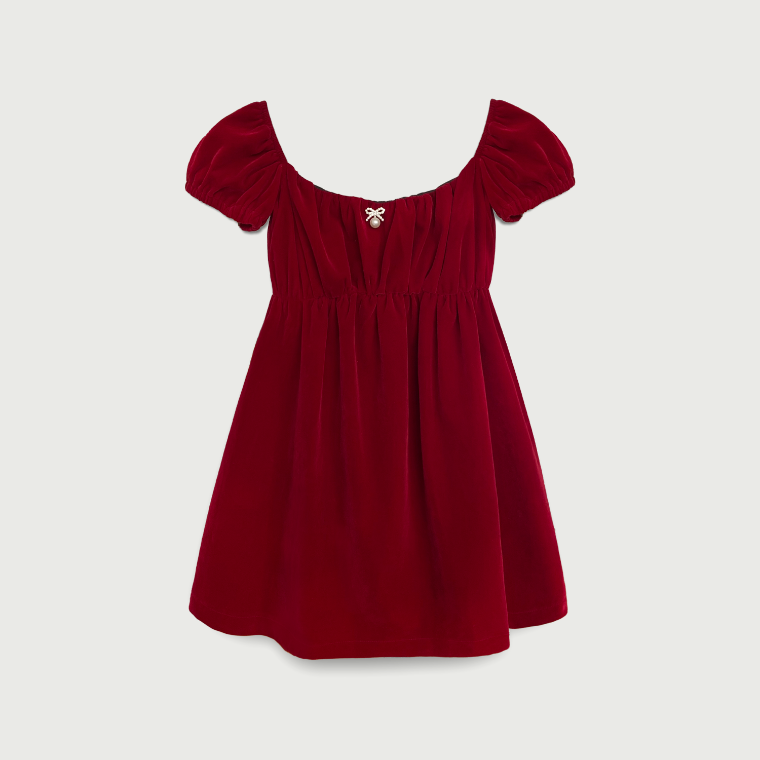 Berry Velvet Dress