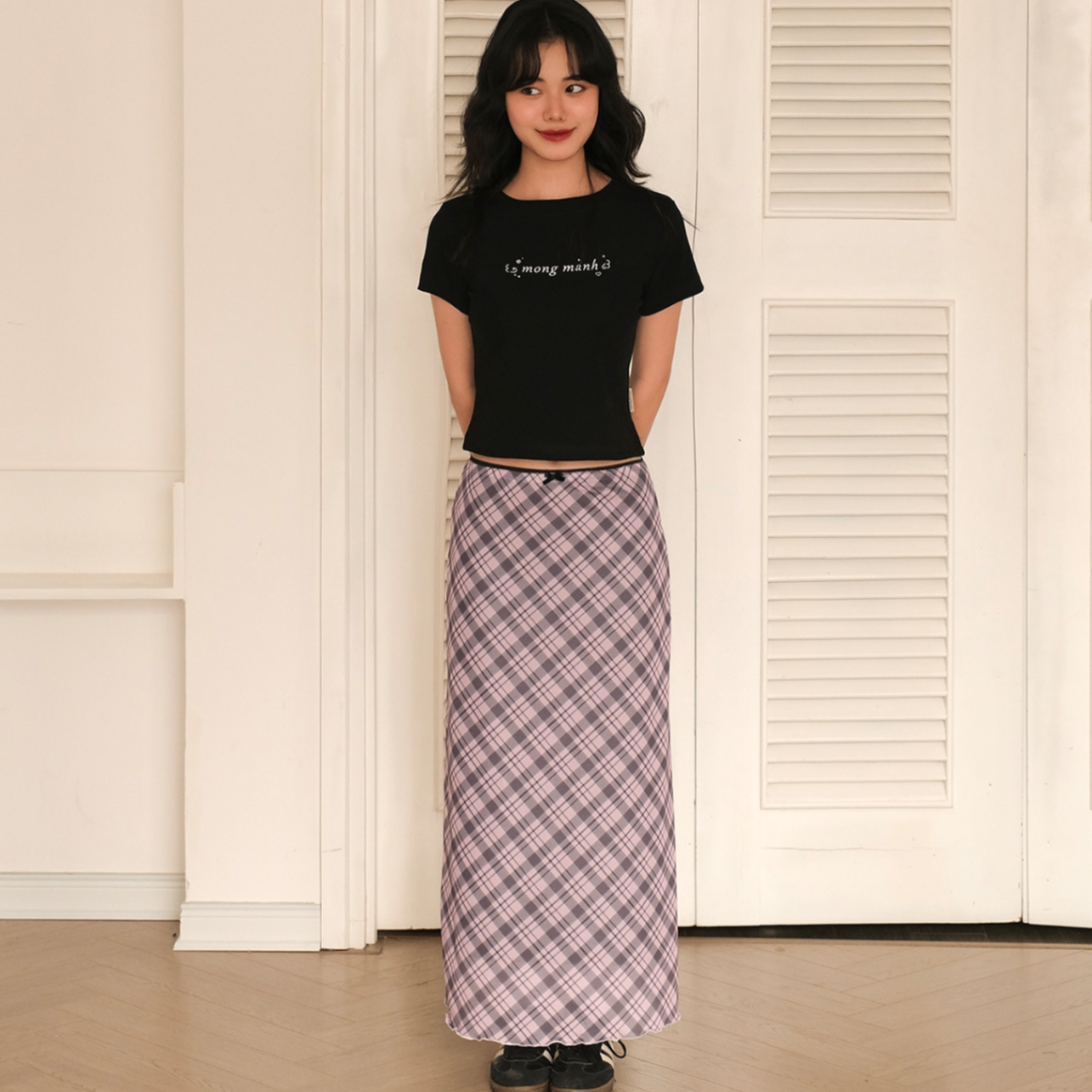 Midi Mesh Skirt