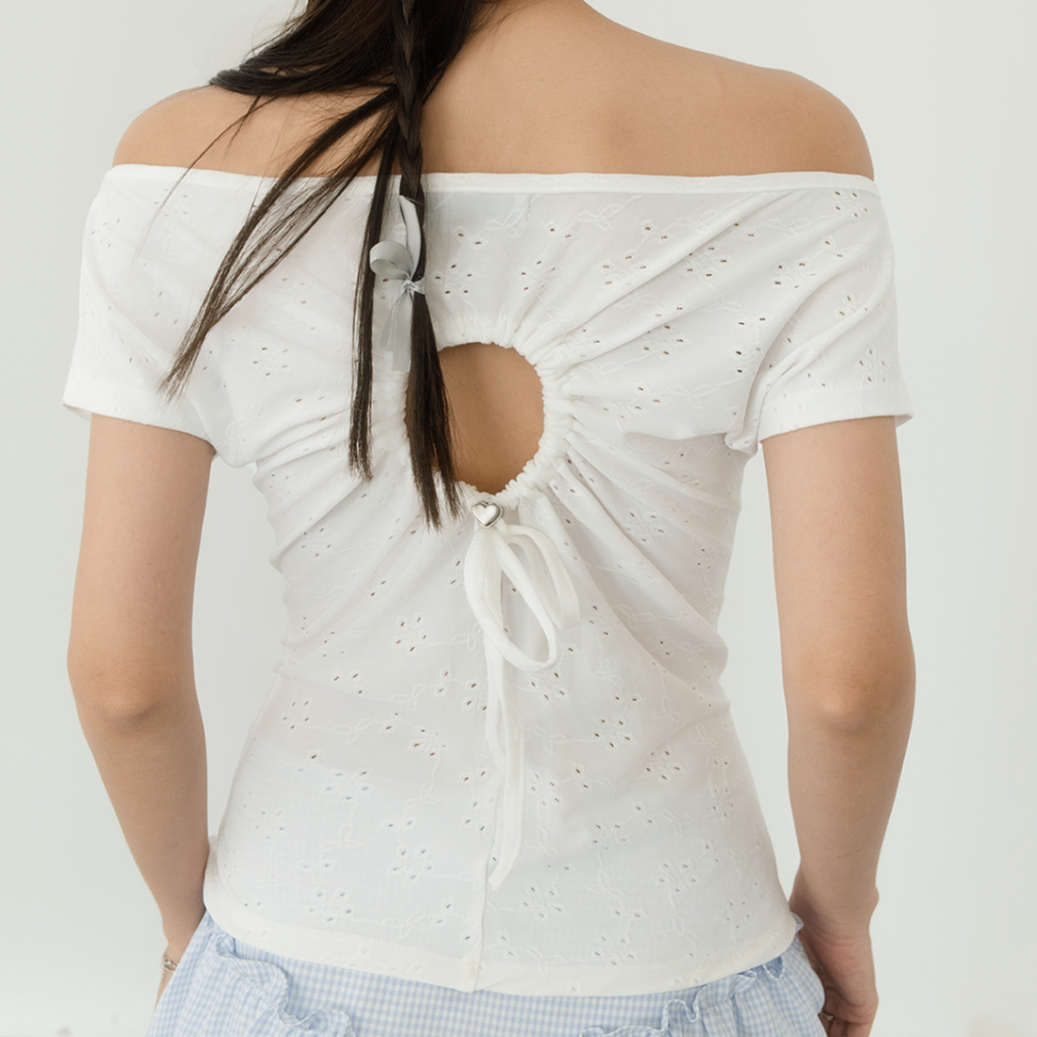 Cut-out heart top