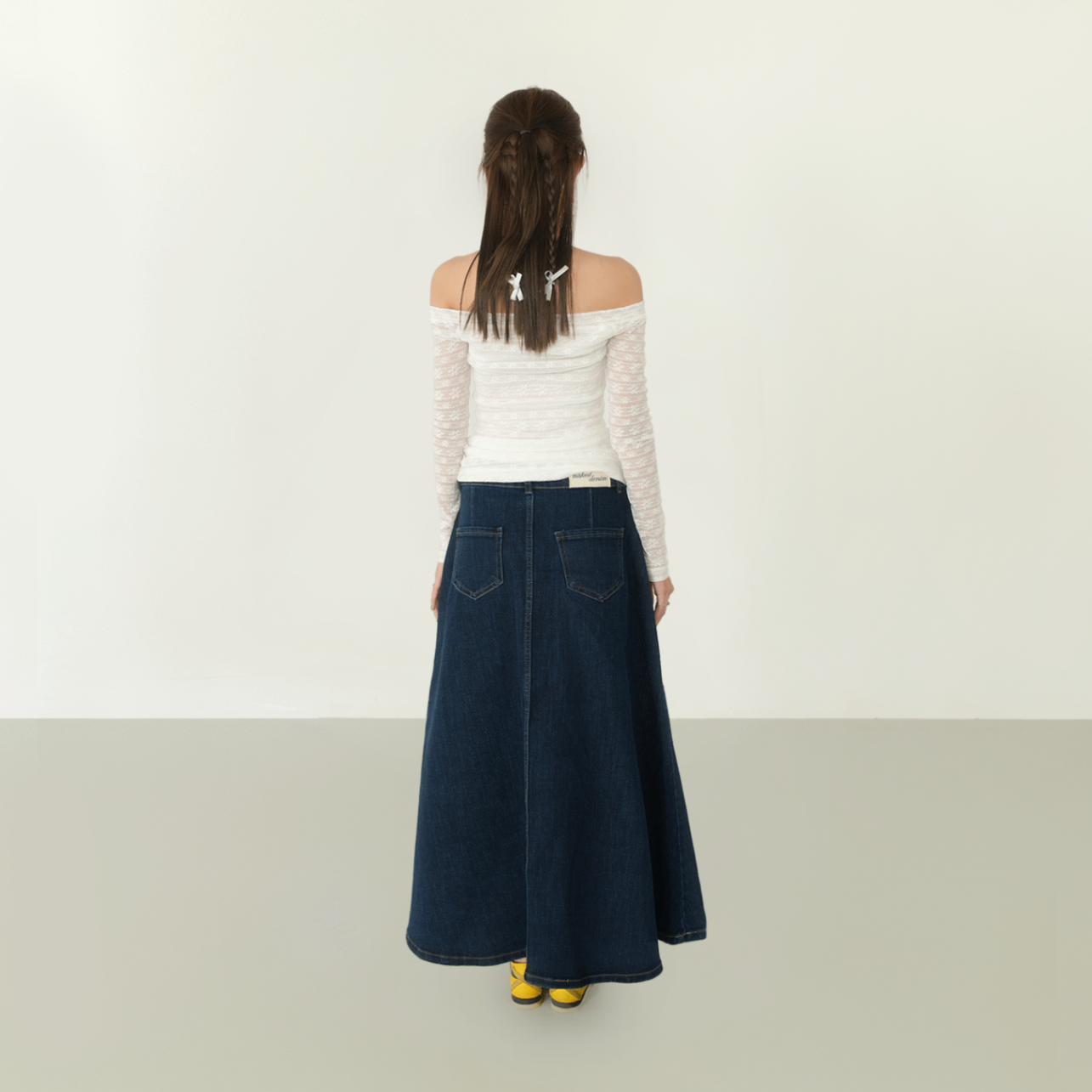 Denim Maxi Skirt