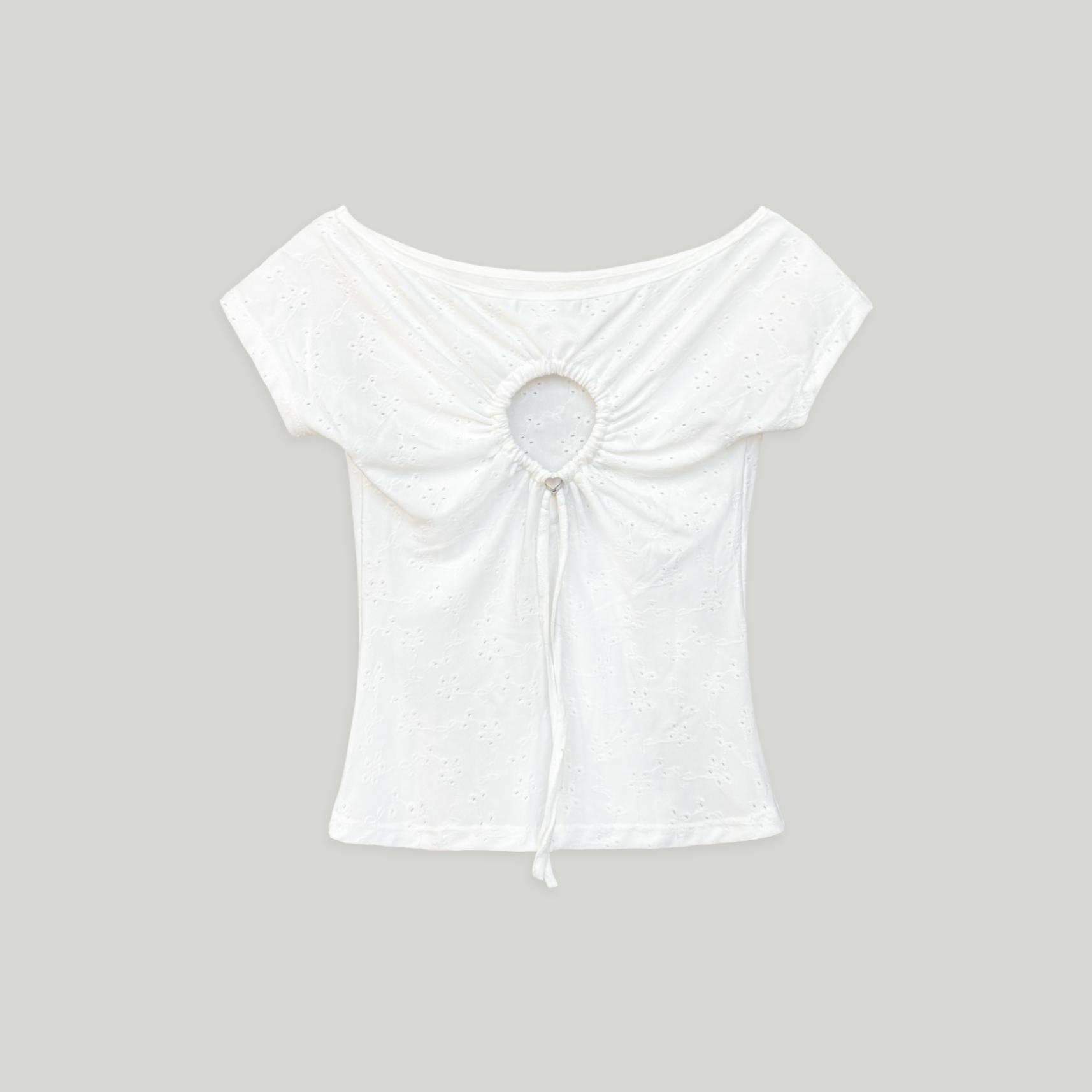 Cut-out heart top