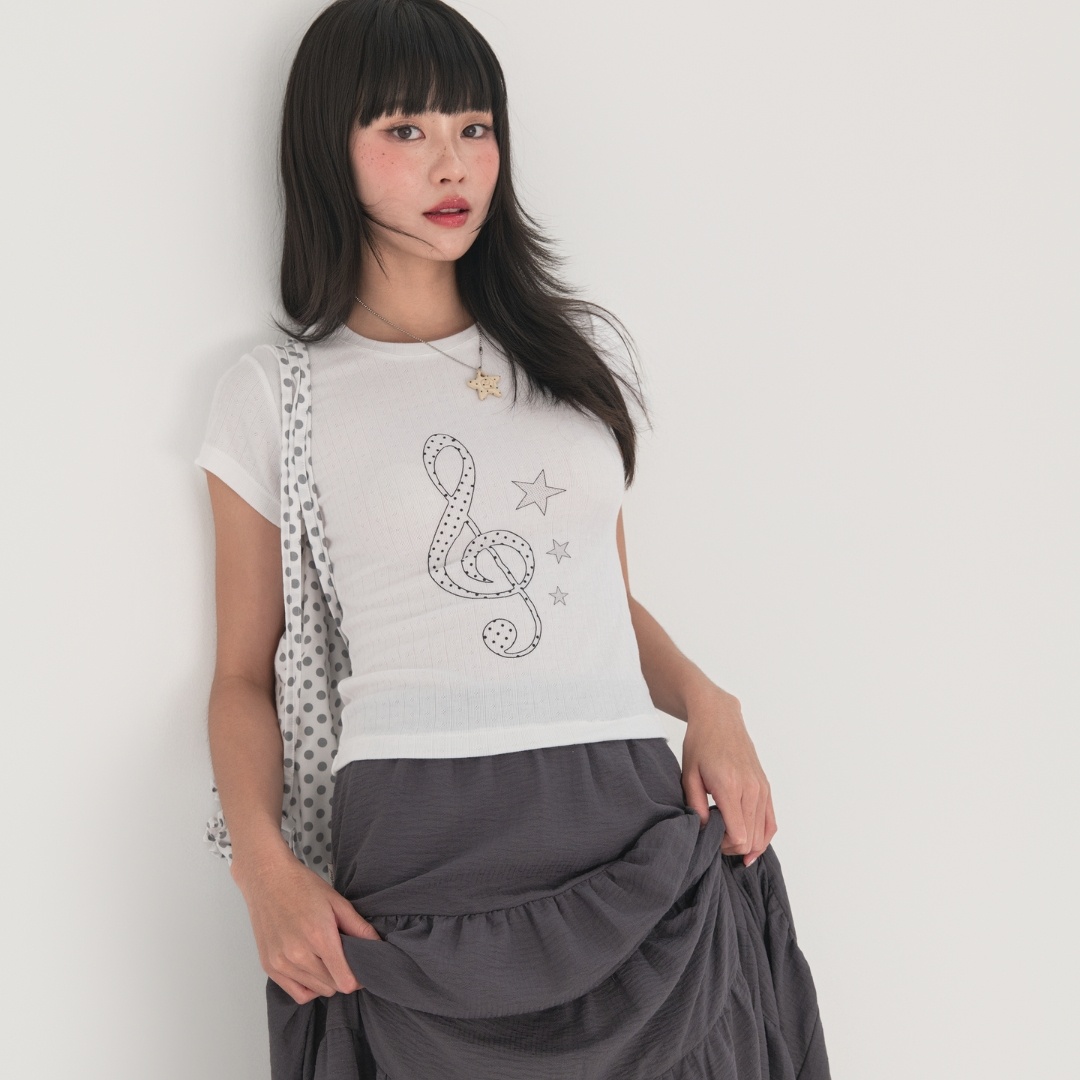 Graphic Fitted Tee