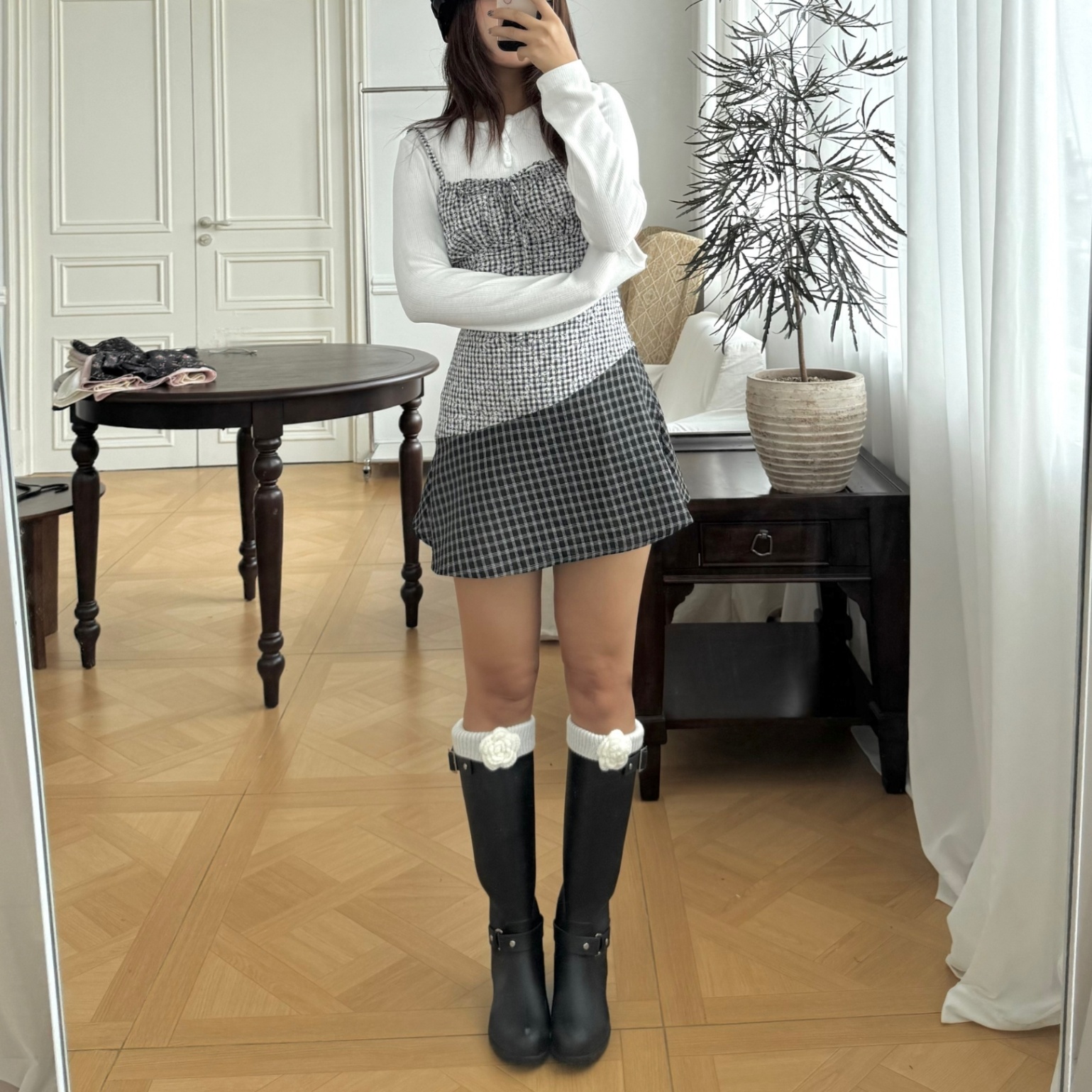 Gingham Dress