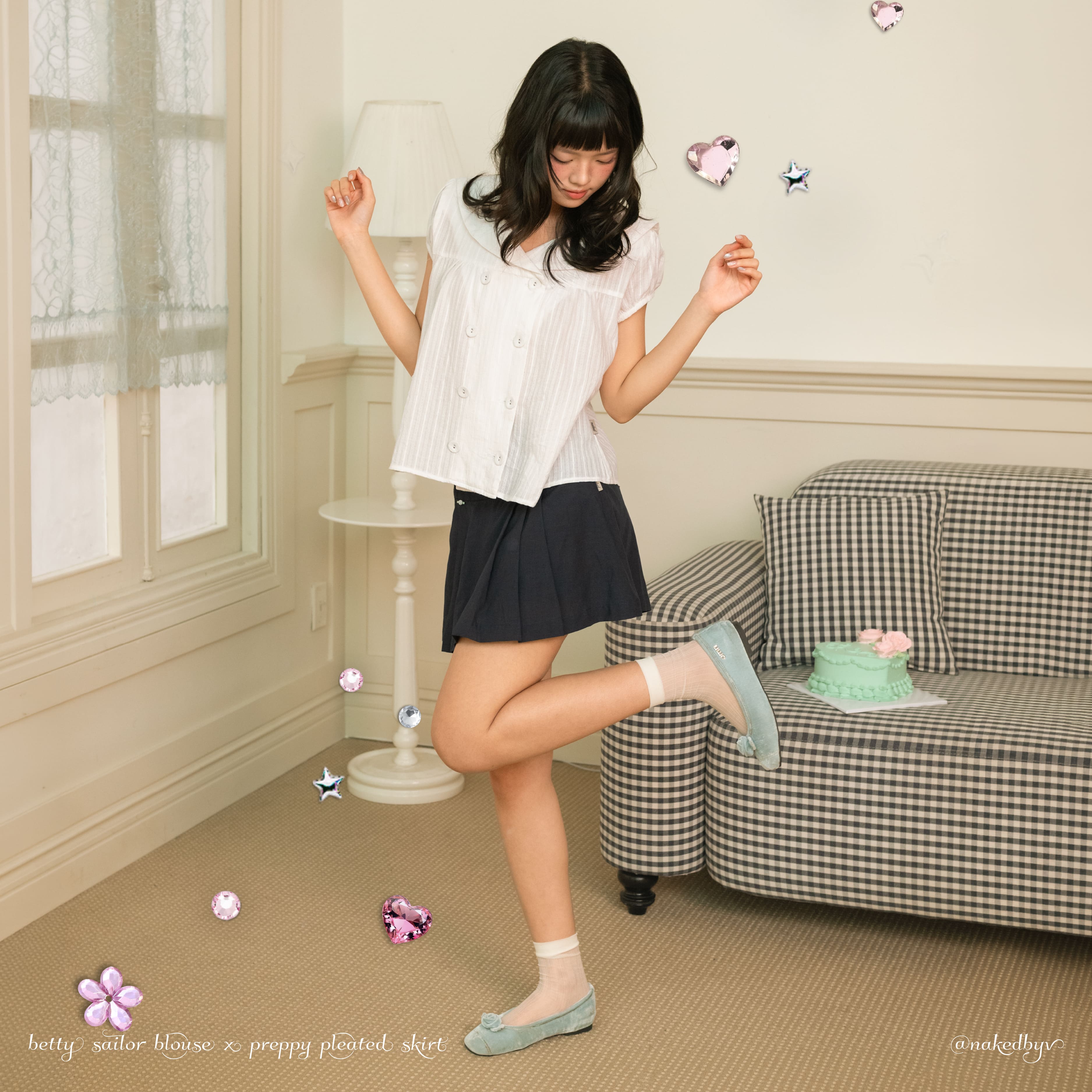 Betty sailor blouse