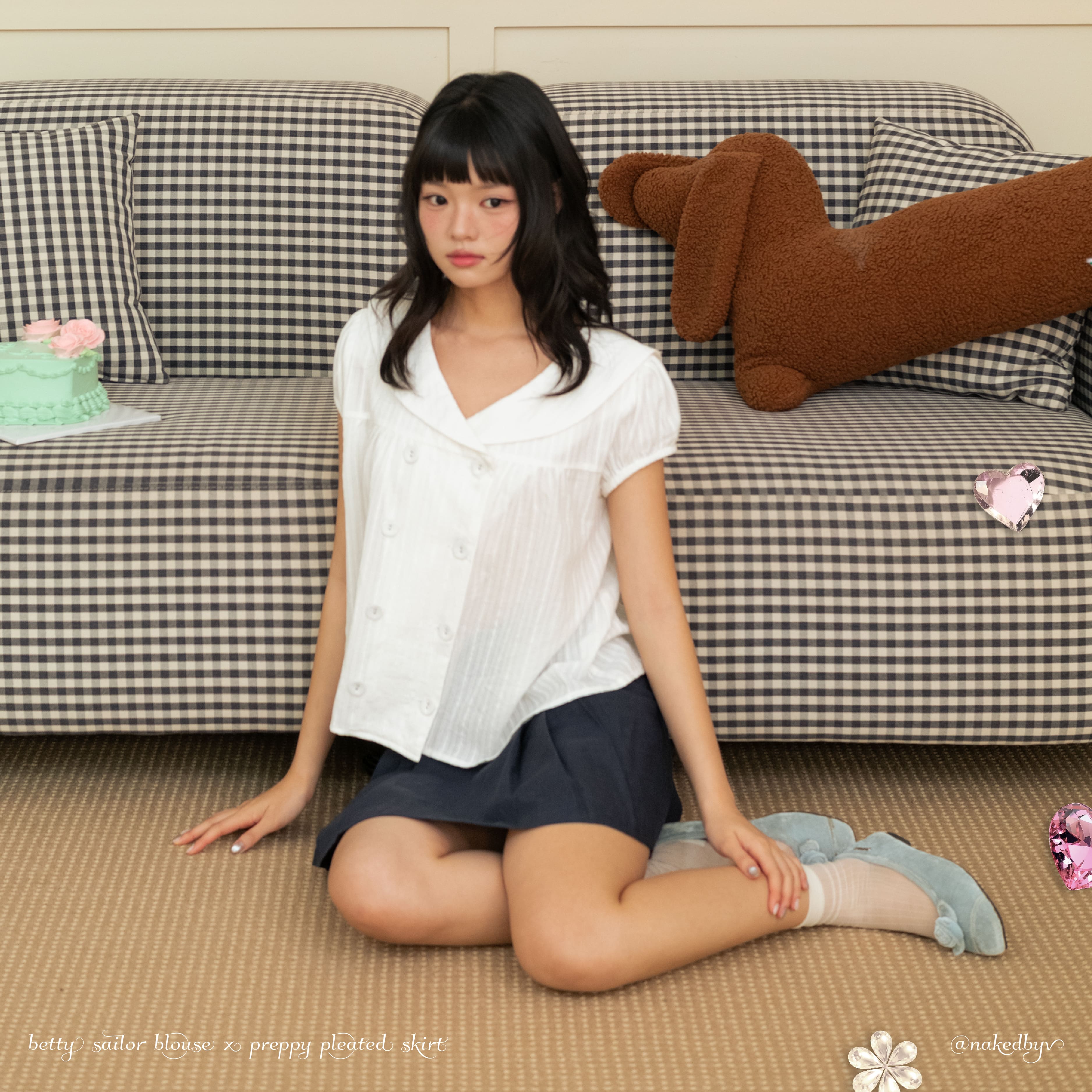 Betty sailor blouse