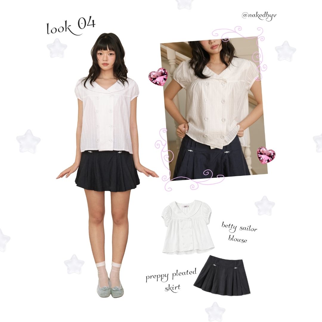 Betty sailor blouse