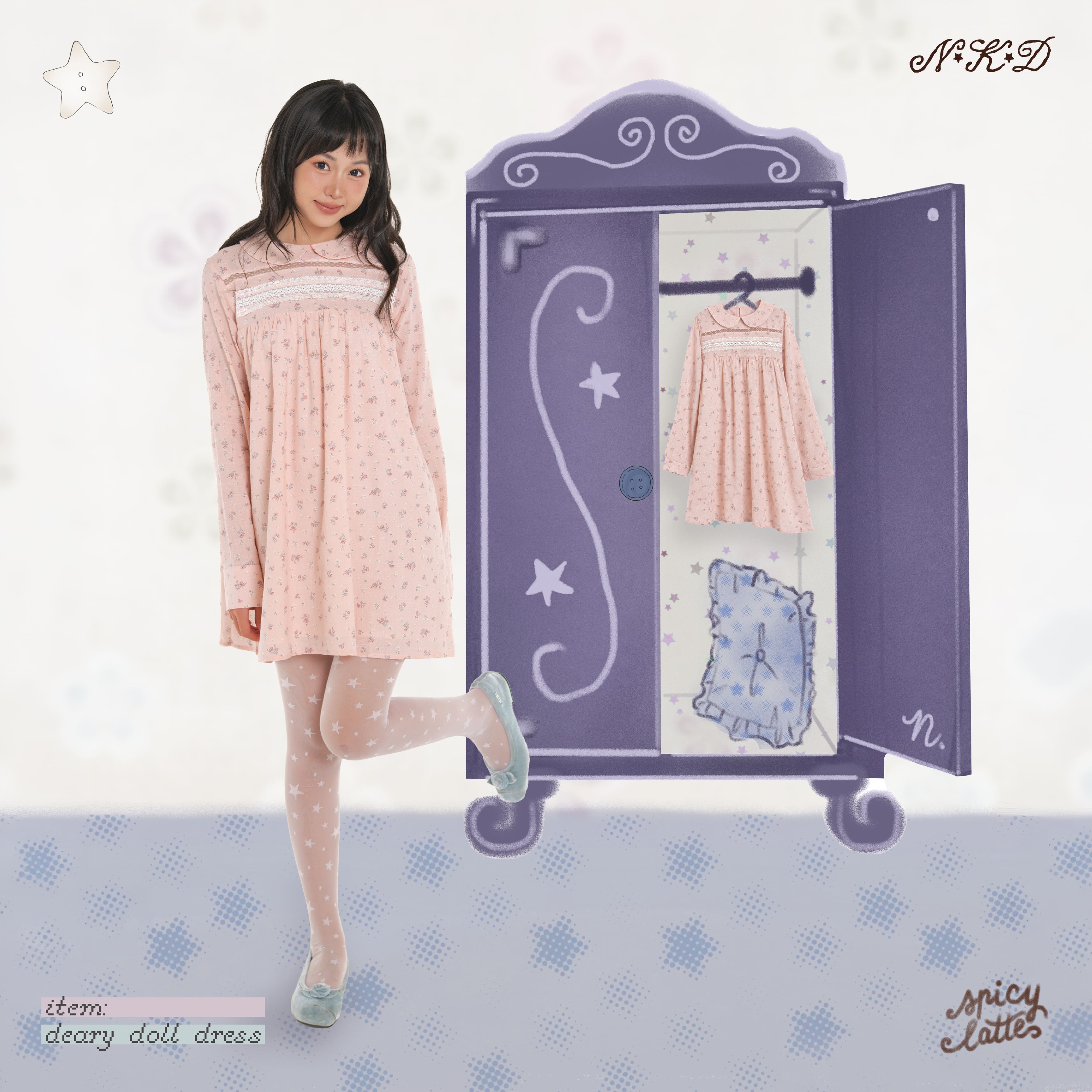 Diary doll dress