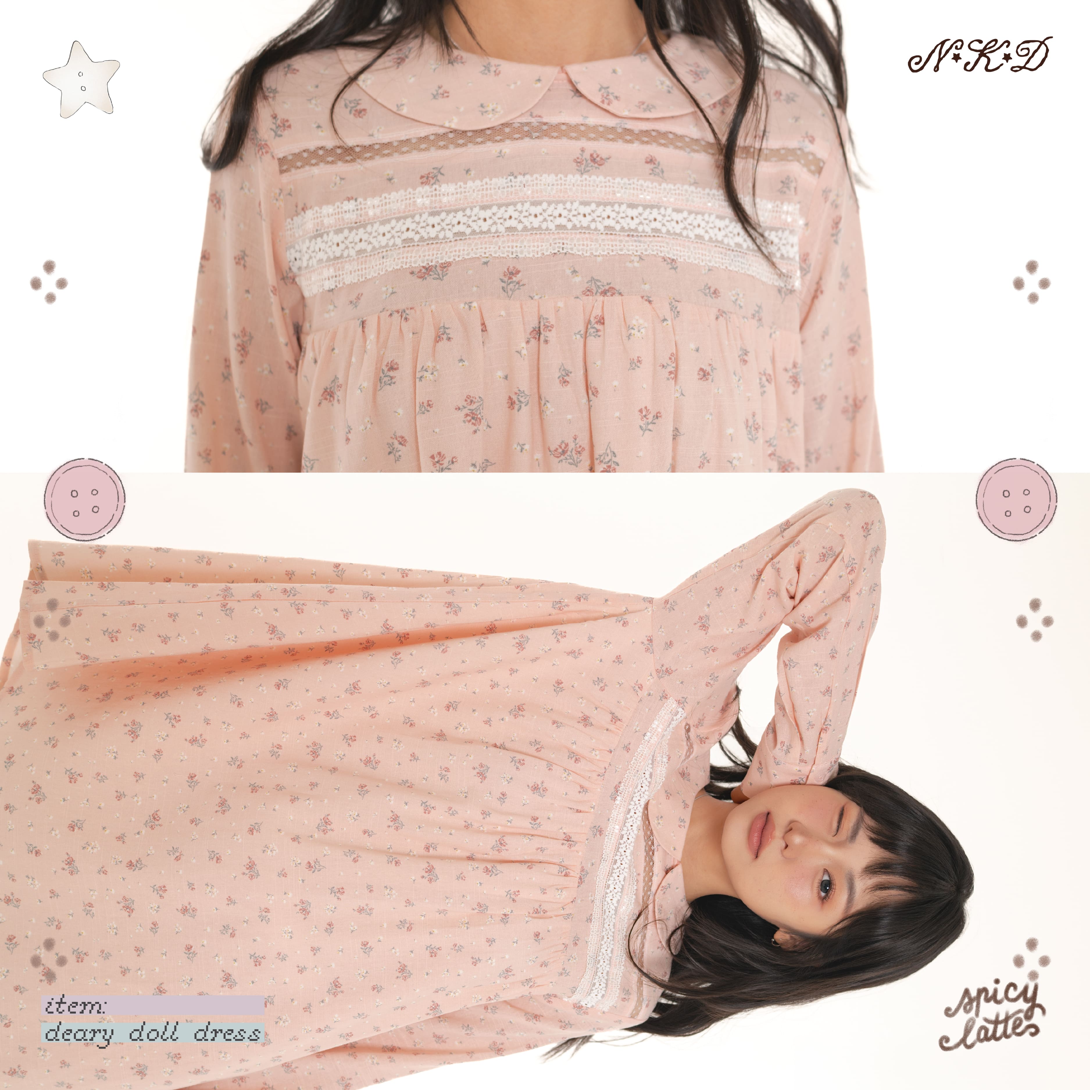 Diary doll dress