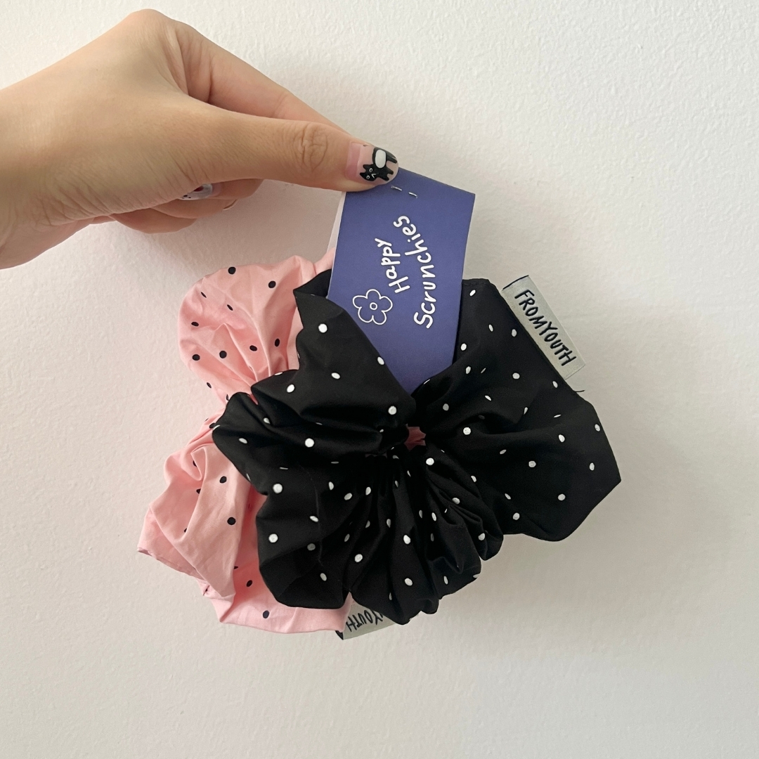 Dot Scrunchies