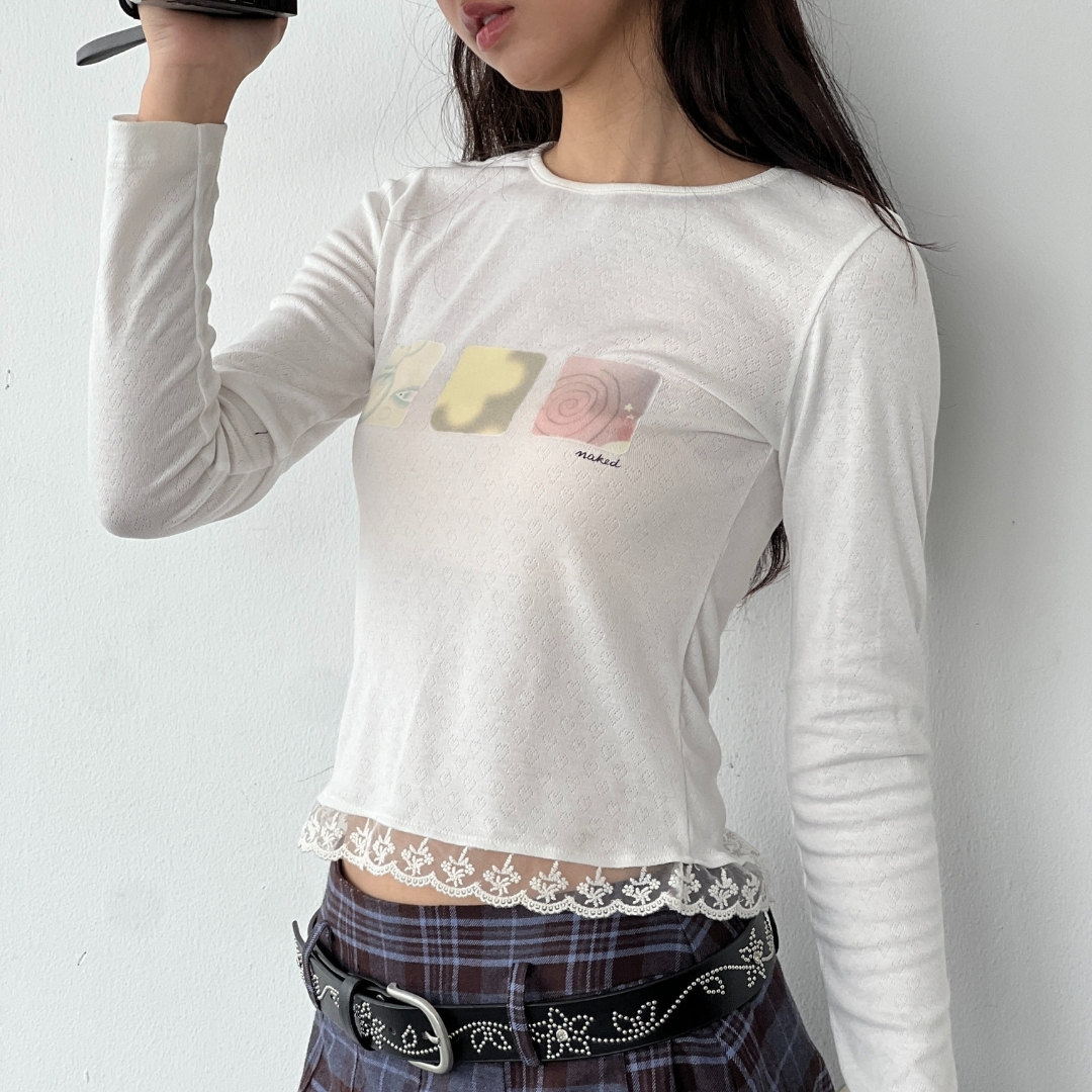 Lace Babytee (Long sleeves)
