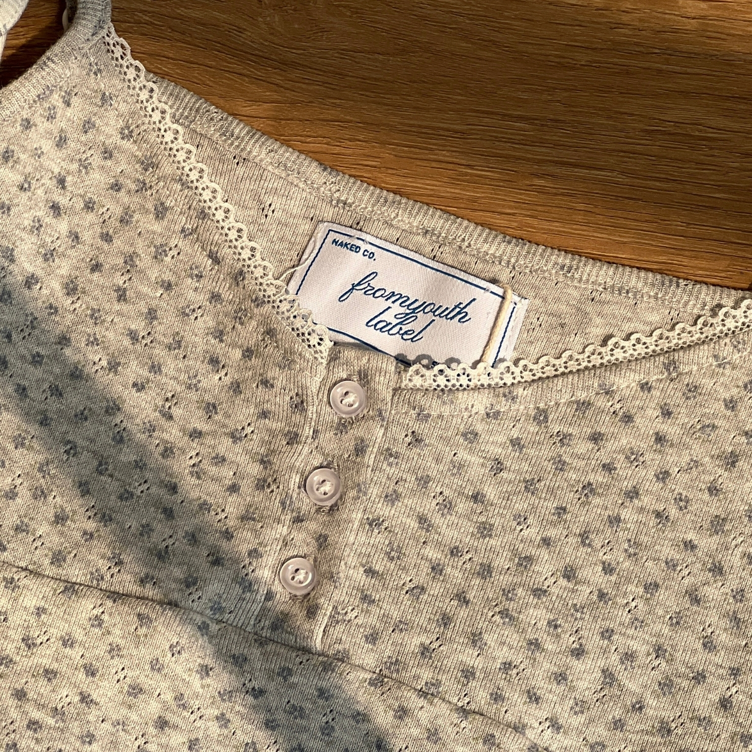 Lace Button Camisole