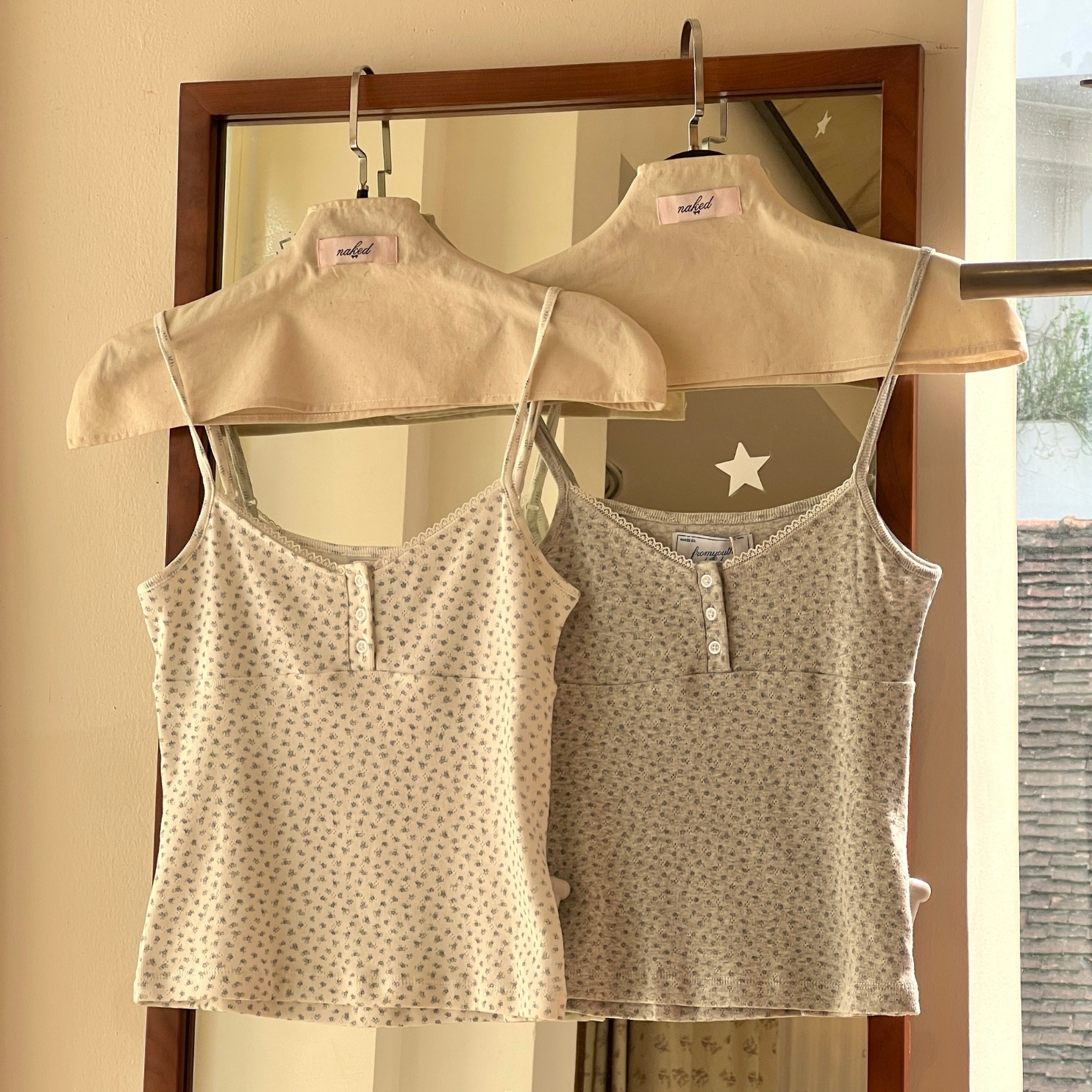 Lace Button Camisole