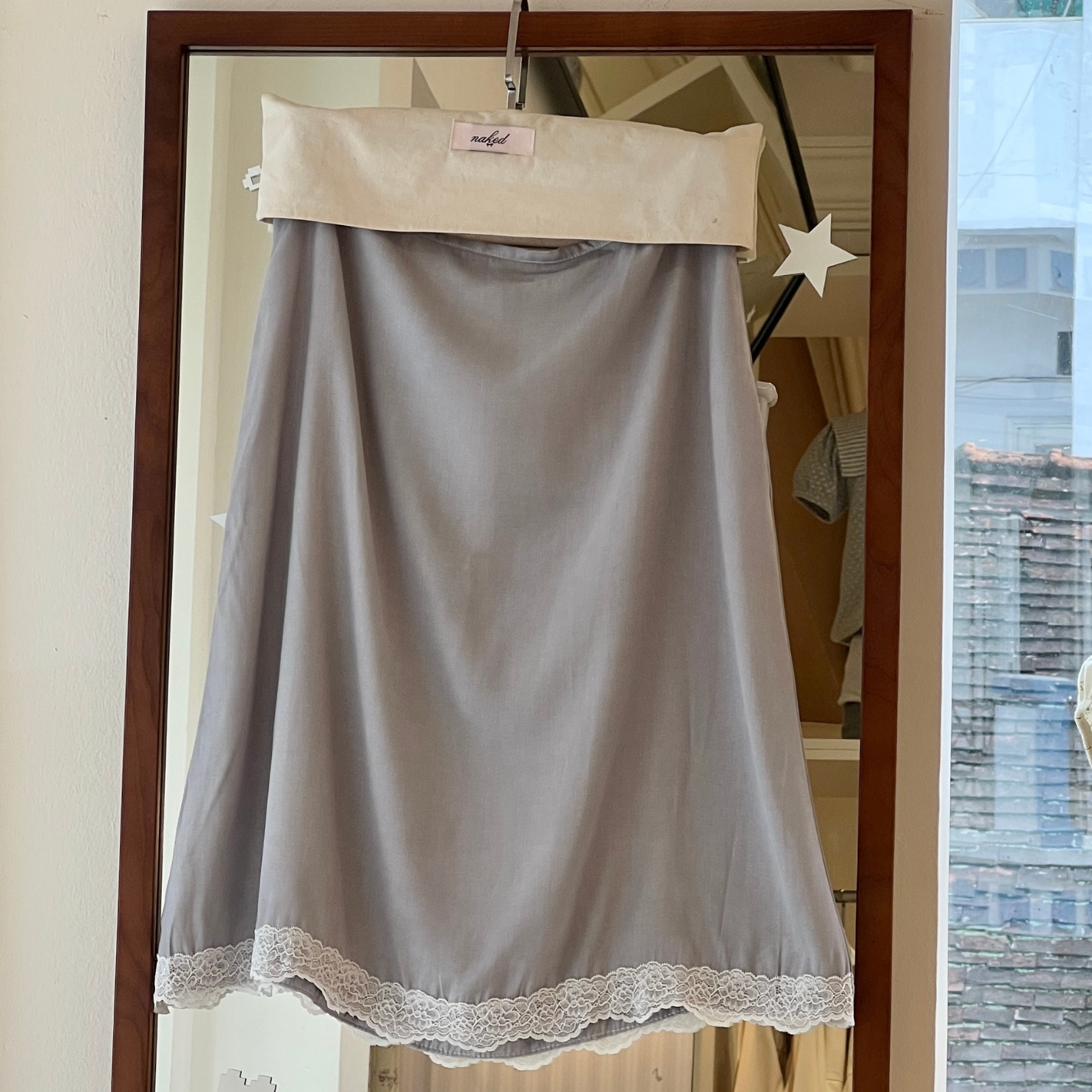 Lily silk skirt