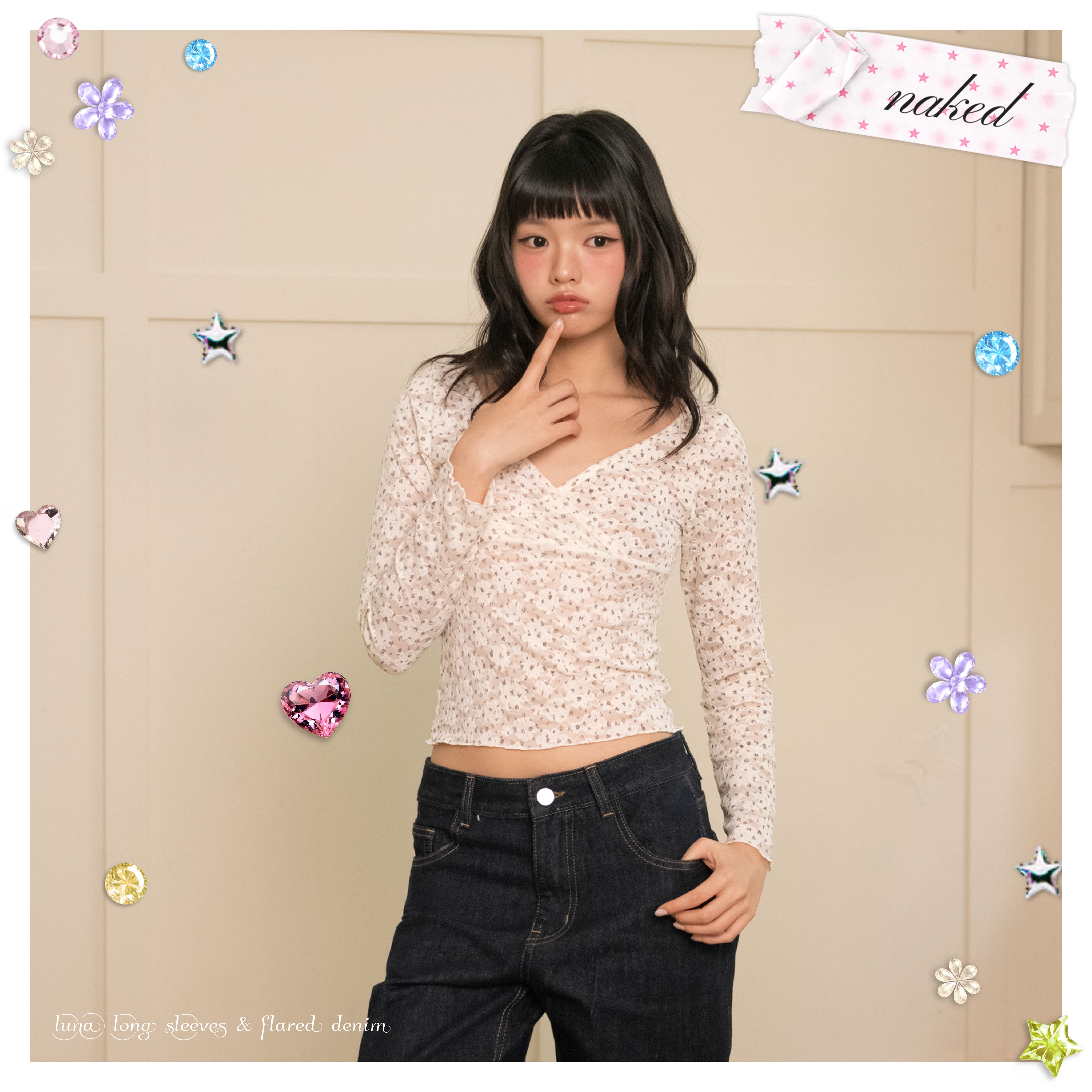 Luna long sleeves top
