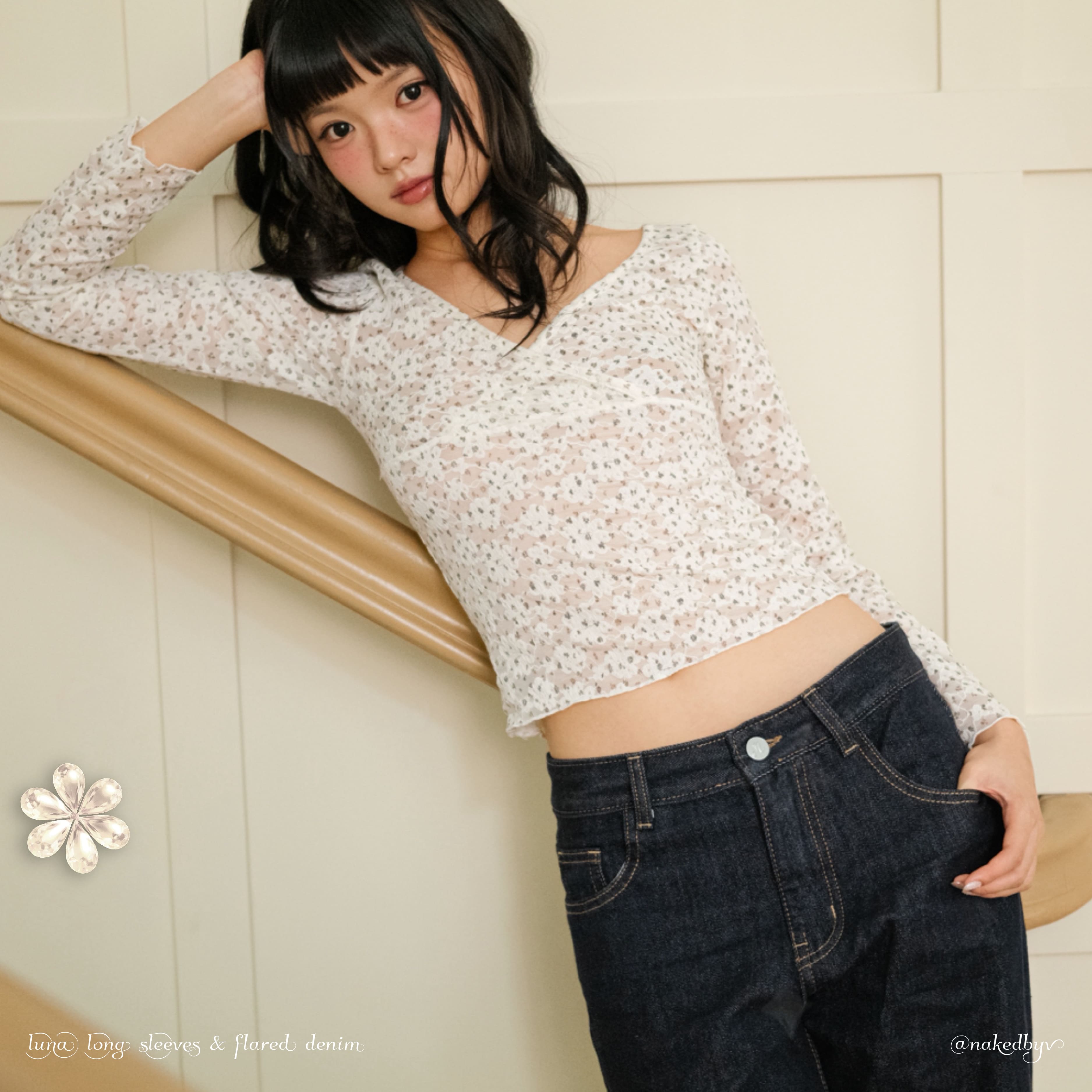 Luna long sleeves top