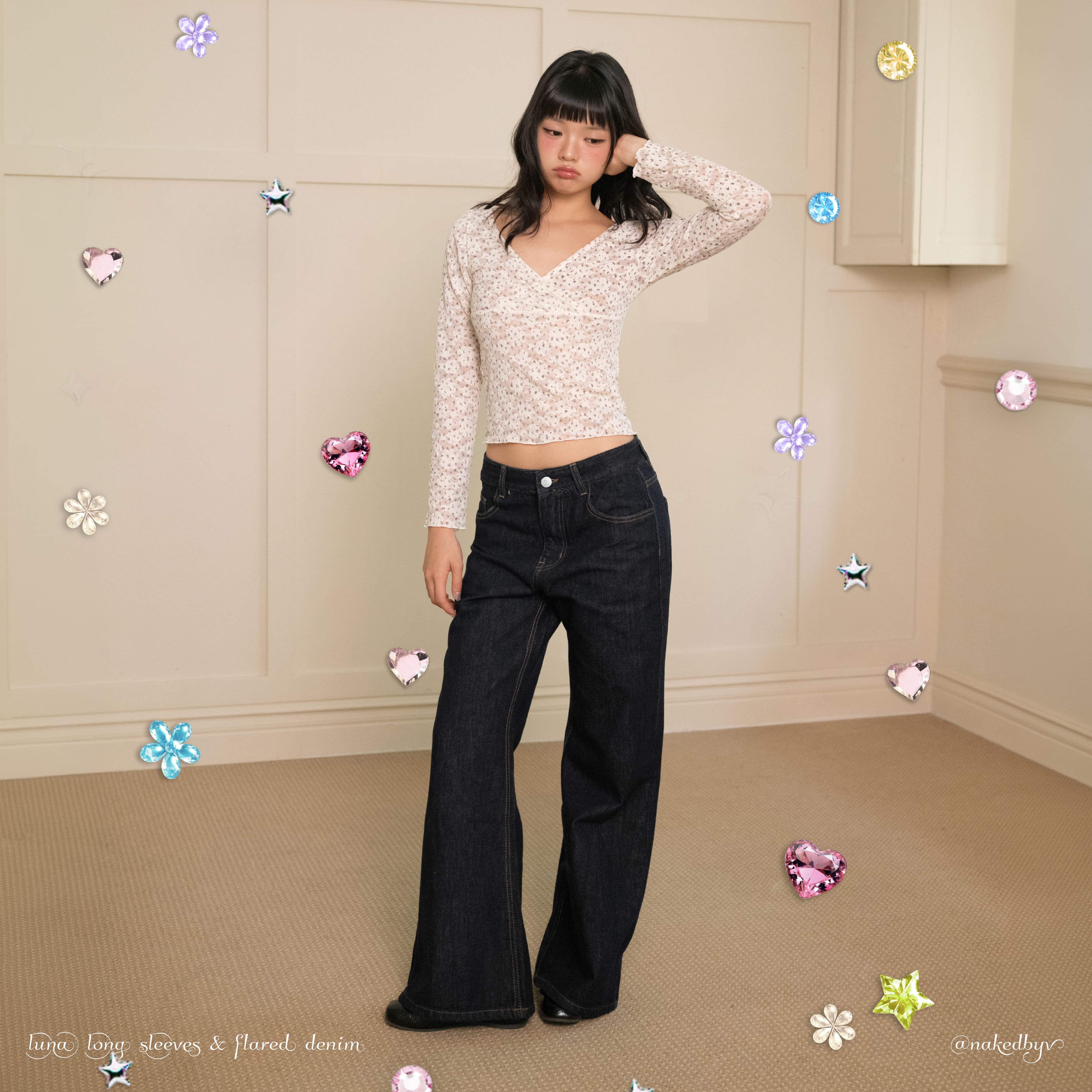 Luna long sleeves top