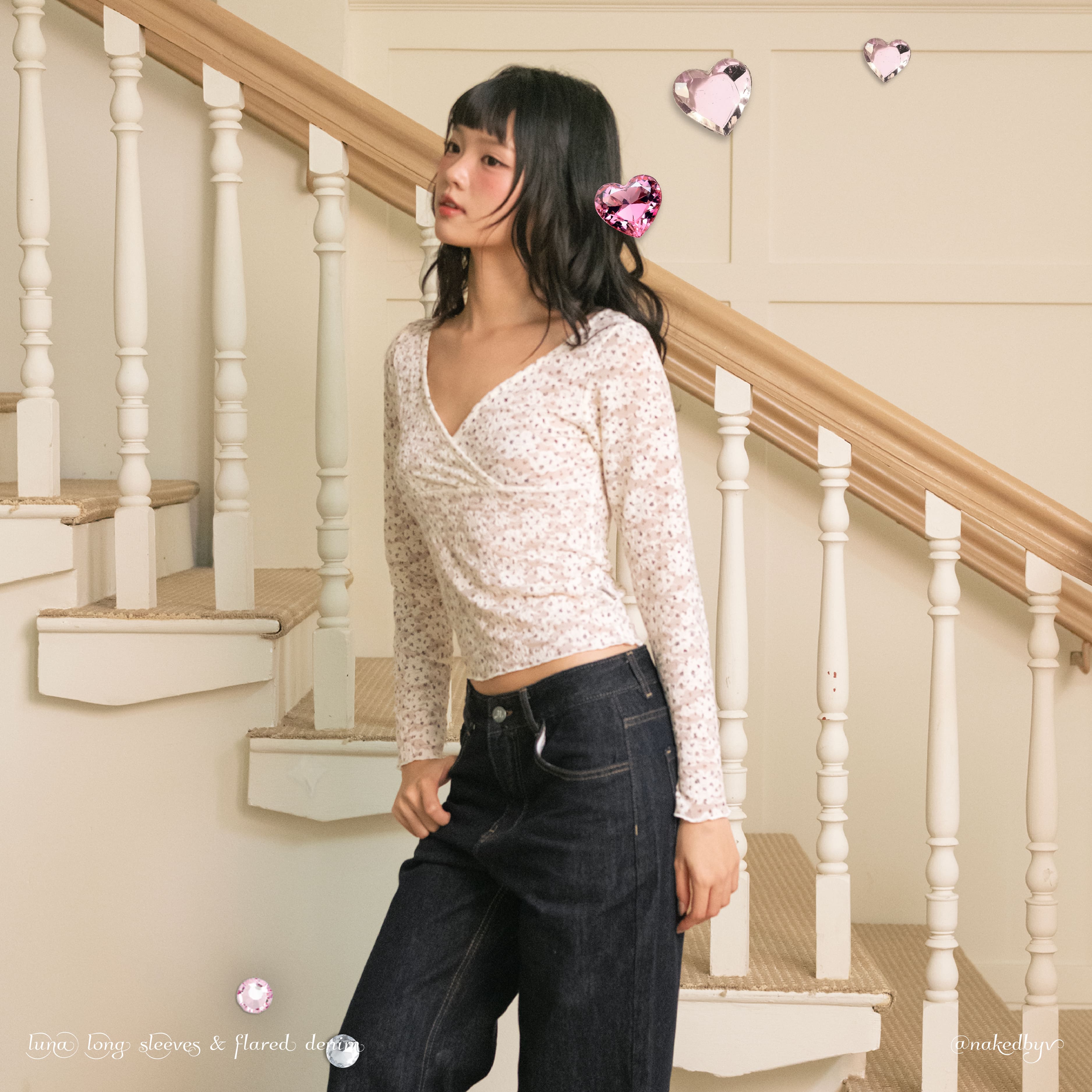 Luna long sleeves top
