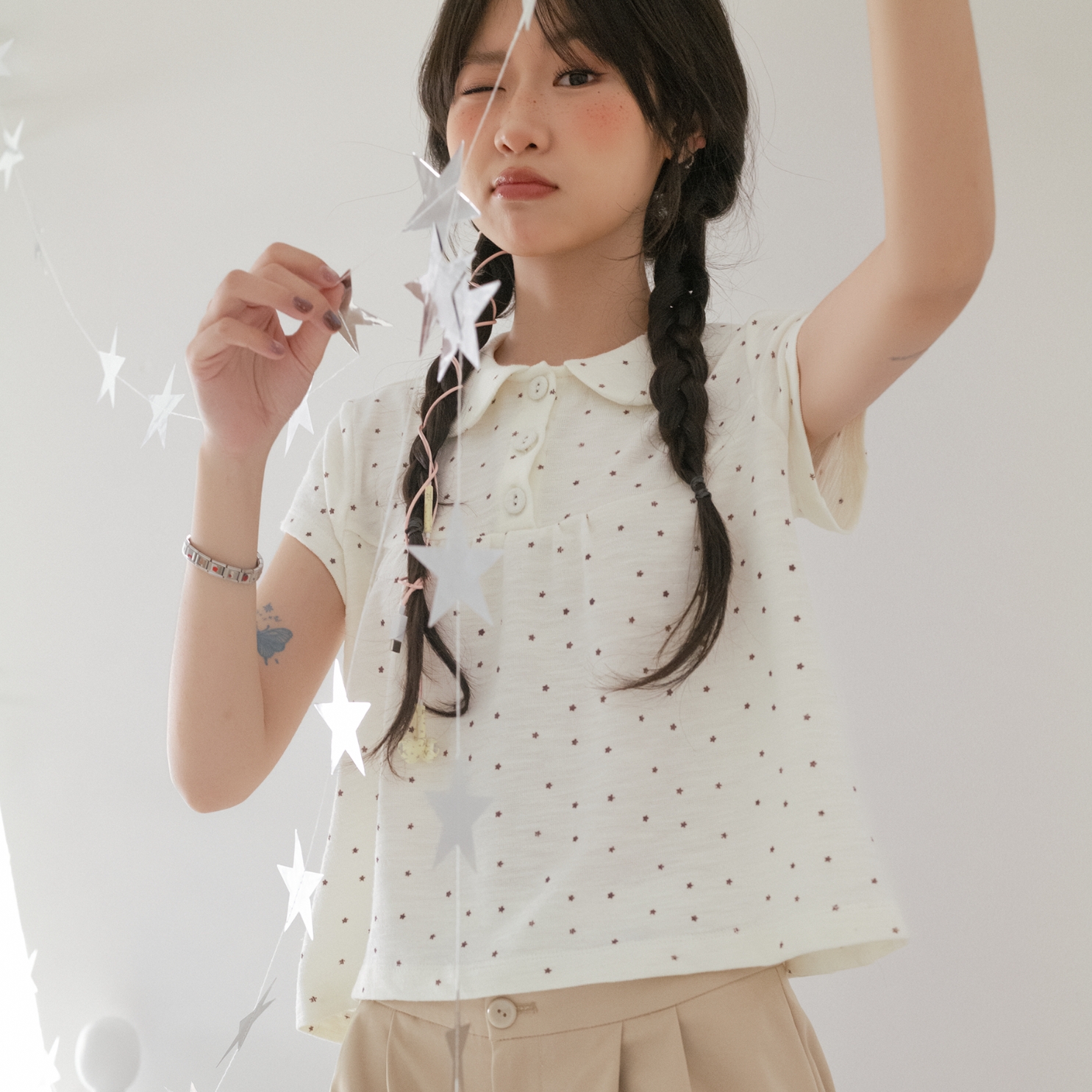 Milky Star Top