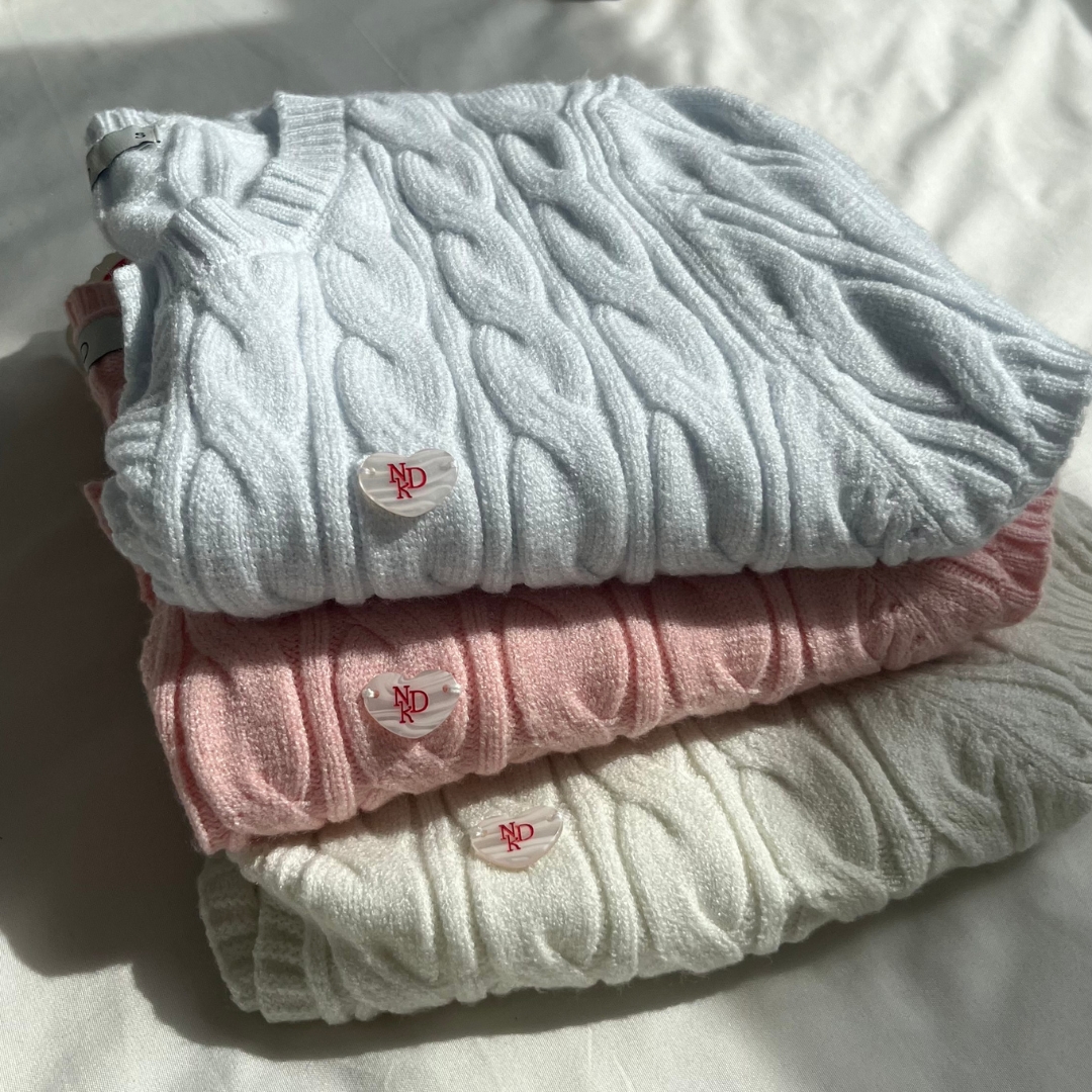 Naked crop cardigan