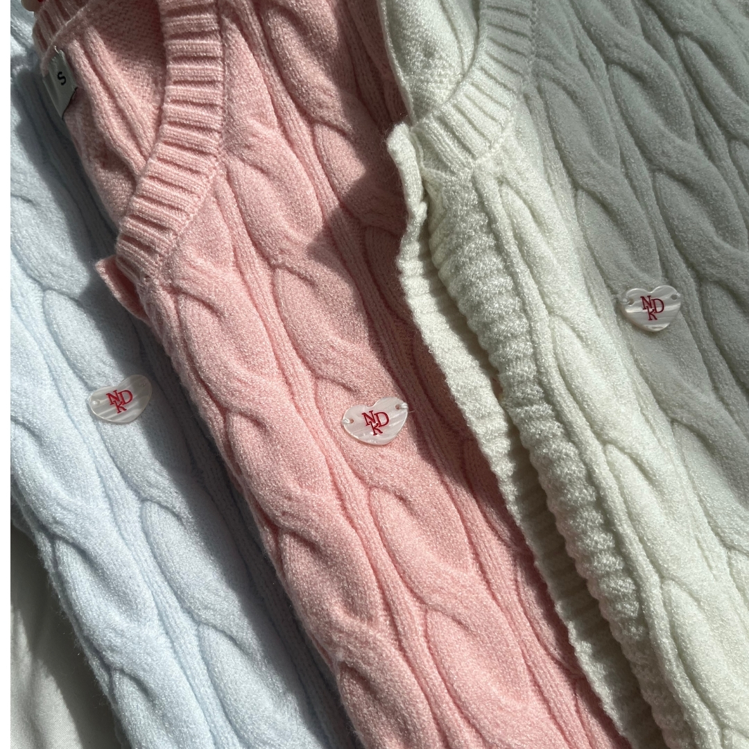 Naked crop cardigan