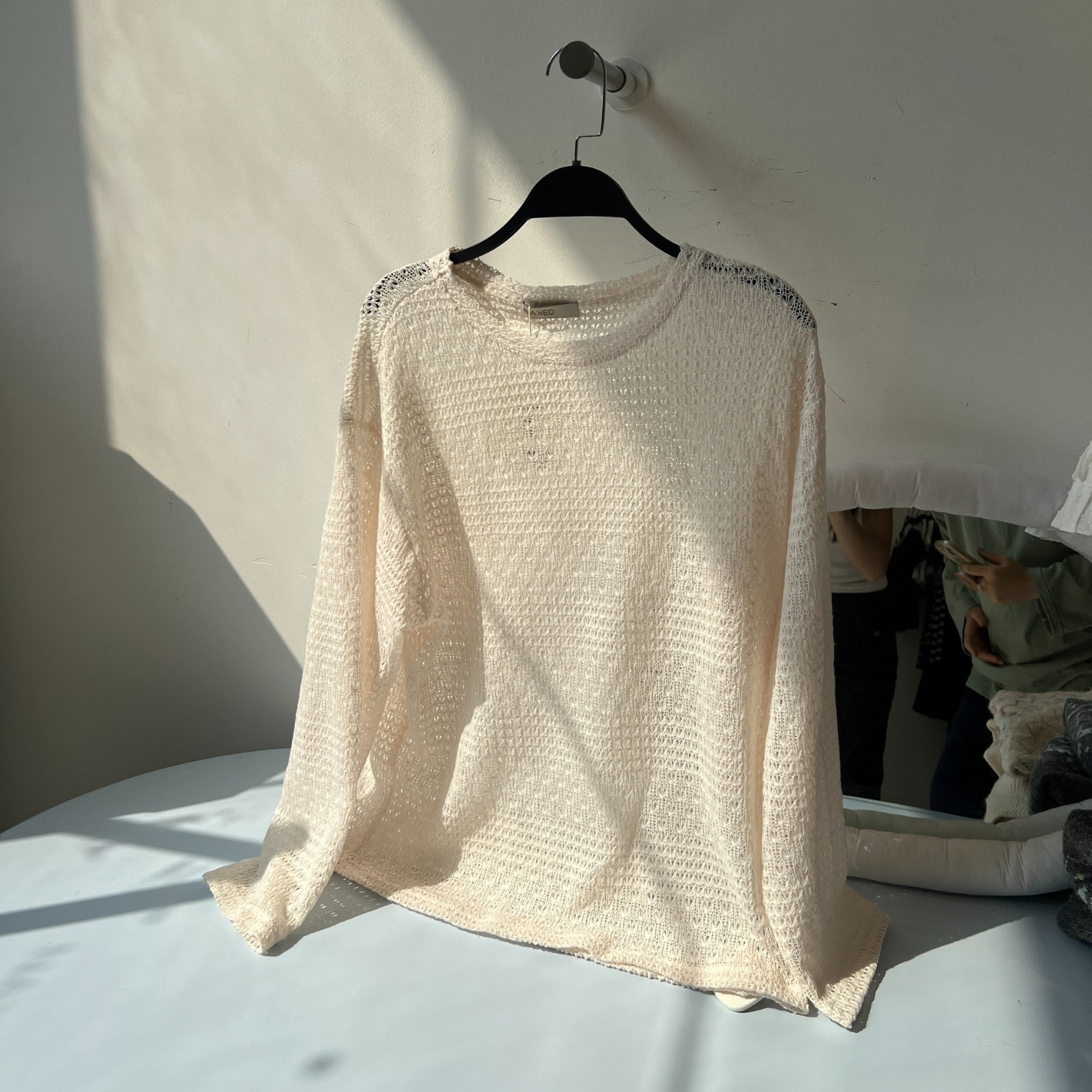 Oversized Crochet Top