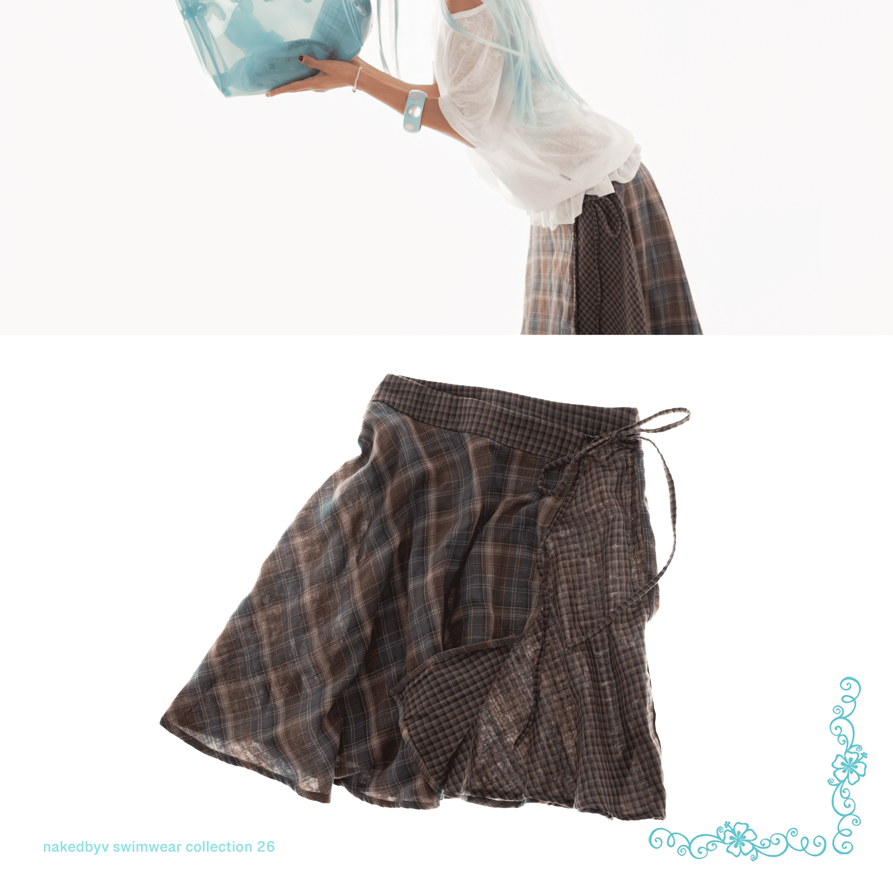 Scotty wrap skirt