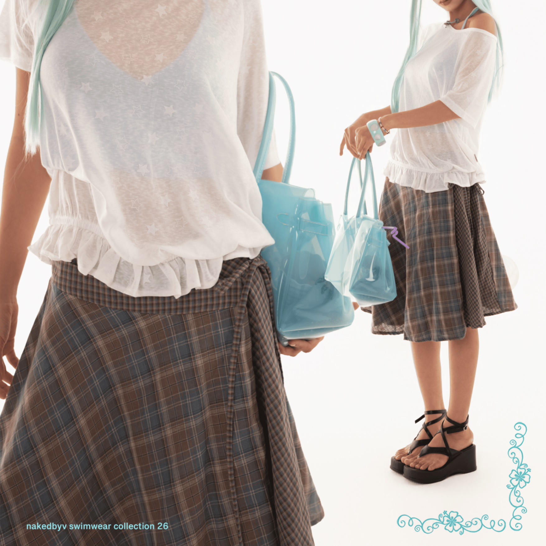 Scotty wrap skirt