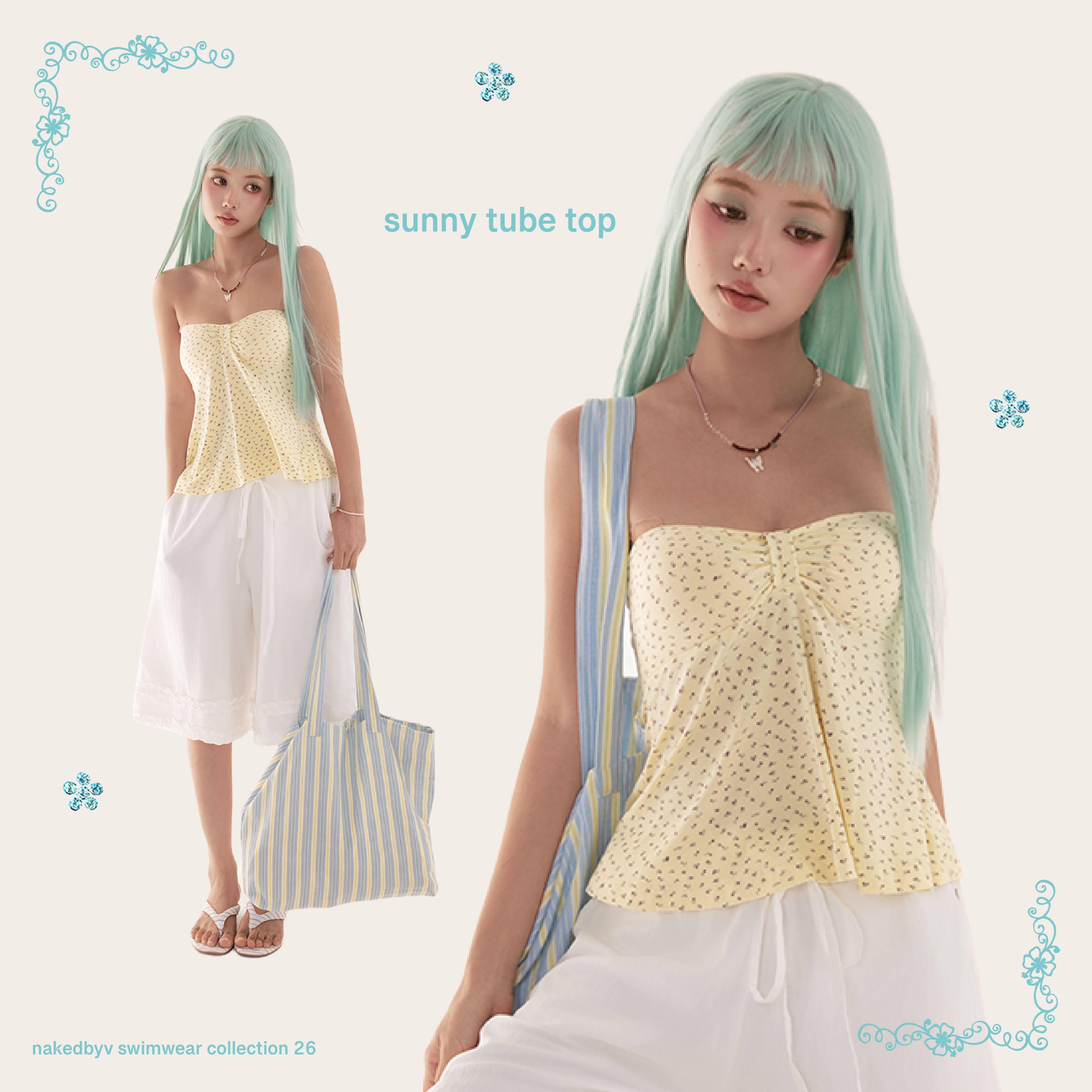 Sunny tube top
