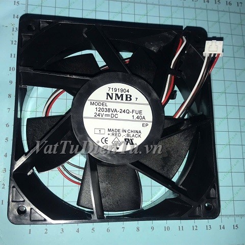 12038VA-24Q-FUE Quạt tản nhiệt 24V 1.40A 120x120x38mm NMB 4 dây đầu cắm XHB2.54