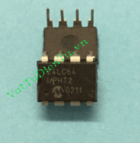 24LC64-I/P 24LC64 DIP8 IC nhớ EEPROM