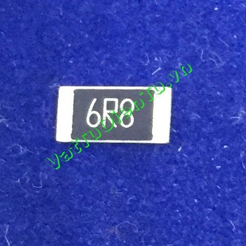 Điện trở 6.8R 1W 6R8 dán 2512 6.8R 1W (L6.35×W3.2mm) sai số 5%