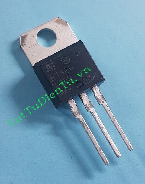 BTA24-600B BTA24 TO220 TRIAC 24A 600V; Mã: BTA24-600B; Kiểu chân: cắm 3 chân TO-220; Thương hiệu: NXP; Hàng tương đương: BTA24-600A, BTA24-600B, BTA24-600C; BTA24-600E; Phân nhóm: TRIAC; Mã kho: BTA24-600B-TO220-354