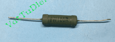 RX21-6W-100R-J Điện trở 100R 6W (5W) 5%, điện trở dây cuốn
