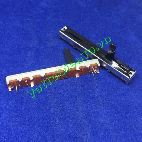 SC-4542N W100K Biến trở 100K trượt thẳng 6 cm, tay cầm dài 10mm, chiết áp 100K