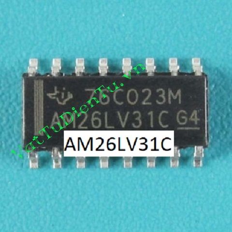 AM26LV31C DS26LV31TM AM26LV31CDR 26LV31 SOP16 3.9mm Ic truyền thông