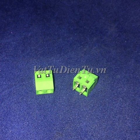 KF128-2P Connector Cầu đấu 2 chân xanh 3.81mm bắt ốc (CON 2 bắt ốc)