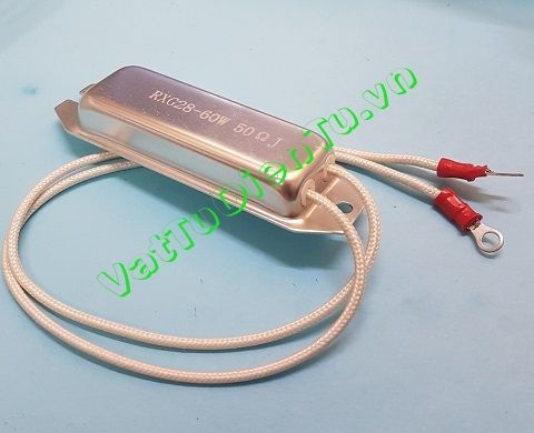 RXG28-60W 50RJ RXPC-60W 50RJ RXPC-60W-50RJ Điện trở nhôm 50R 60W 50R L100xW30xH14MM (điện trở phanh, điện trở hãm)