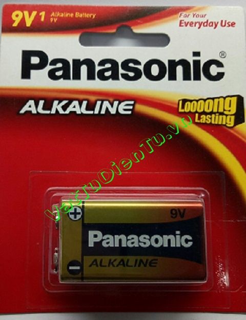 6LR61T/1B Pin 9V Panasonic ALKALINE