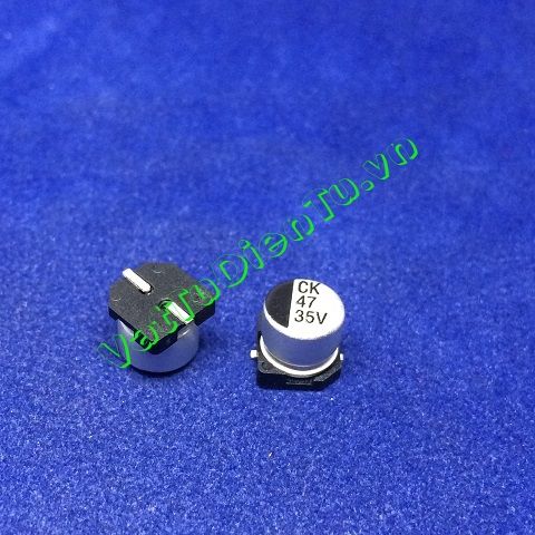 Tụ nhôm dán 47uF 35V 47uF35V47UF 6.3x5.4mm