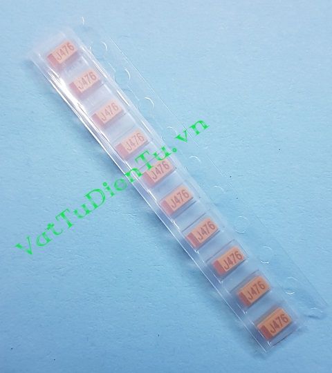 6.3V47UF 6V3 47UF 6.3V J476 A3216 1206 Tụ Tantalum vàng 47UF 6.3V