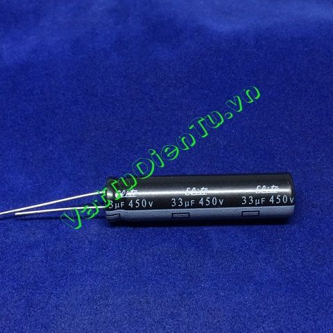 Tụ hóa 33UF 450V 33UF450V33UF 10X40MM