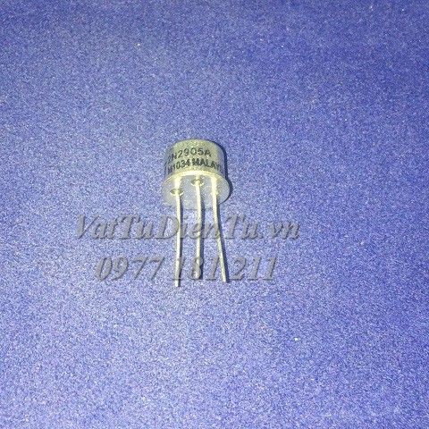 2N2905A TO39 PNP Transistor 0.6A 60V; Mã: 2N2905A; Kiểu chân: cắm 3 chân TO-39; Thương hiệu: ST; Xuất xứ: Hàng mới