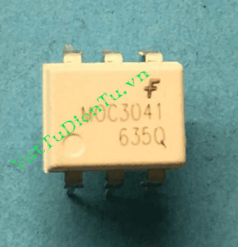 MOC3041 DIP6 Photo-Triac Optocoupler AC-OUT 1-CH 400VDRM 6-Pin