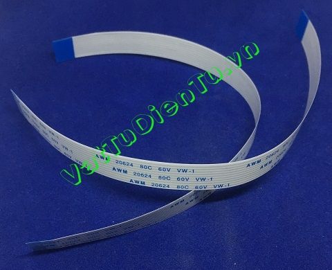 Cáp thuận FFC/FPC 10P 1mm dài 200mm