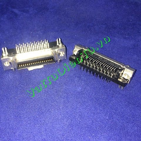 SCSI-36P 3M 10336 Đầu cắm SERVO DRIVER 36 chân mạ vàng, loại cái cong 90 độ hàn mạch