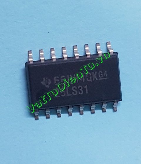 26LS31 SOP16 5.2mm IC truyền thông Quad Receiver RS-422