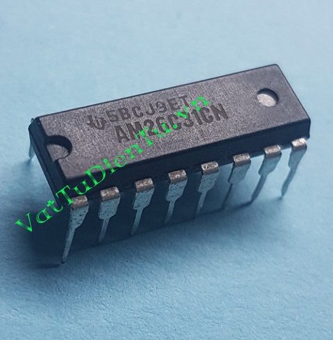 AM26C31CN DIP16 IC truyền thông, Quad Transmitter RS-422